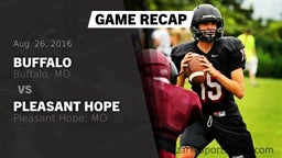 Recap: Buffalo  vs. Pleasant Hope  2016