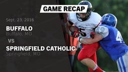 Recap: Buffalo  vs. Springfield Catholic  2016