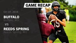 Recap: Buffalo  vs. Reeds Spring  2016