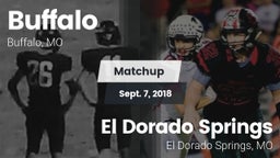 Matchup: Buffalo  vs. El Dorado Springs  2018