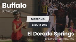 Matchup: Buffalo  vs. El Dorado Springs  2019