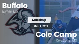 Matchup: Buffalo  vs. Cole Camp  2019