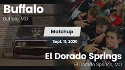 Matchup: Buffalo  vs. El Dorado Springs  2020