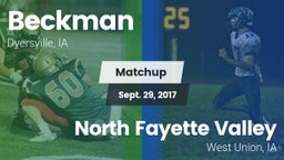 Matchup: Beckman  vs. North Fayette Valley 2017