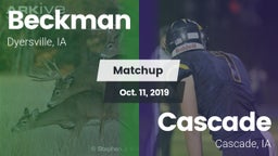Matchup: Beckman  vs. Cascade  2019