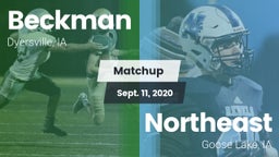 Matchup: Beckman  vs. Northeast  2020