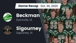 Recap: Beckman  vs. Sigourney  2020