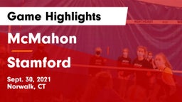 McMahon  vs Stamford  Game Highlights - Sept. 30, 2021