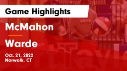 McMahon  vs Warde  Game Highlights - Oct. 21, 2022