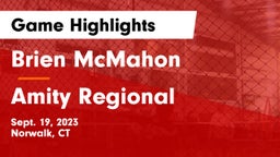 Brien McMahon  vs Amity Regional  Game Highlights - Sept. 19, 2023