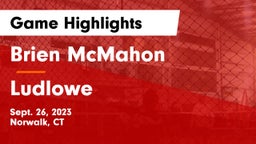 Brien McMahon  vs Ludlowe Game Highlights - Sept. 26, 2023