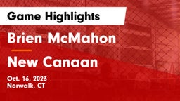 Brien McMahon  vs New Canaan  Game Highlights - Oct. 16, 2023