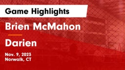 Brien McMahon  vs Darien  Game Highlights - Nov. 9, 2023
