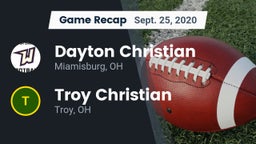 Recap: Dayton Christian  vs. Troy Christian  2020