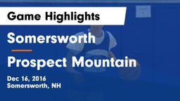 Somersworth  vs Prospect Mountain  Game Highlights - Dec 16, 2016