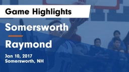 Somersworth  vs Raymond  Game Highlights - Jan 10, 2017