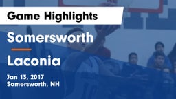 Somersworth  vs Laconia  Game Highlights - Jan 13, 2017