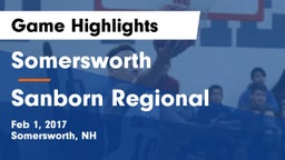 Somersworth  vs Sanborn Regional  Game Highlights - Feb 1, 2017