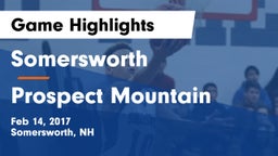Somersworth  vs Prospect Mountain  Game Highlights - Feb 14, 2017