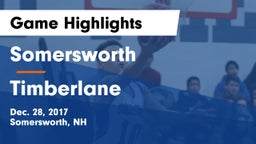 Somersworth  vs Timberlane  Game Highlights - Dec. 28, 2017