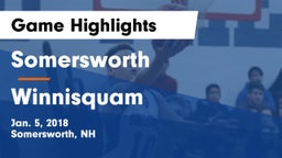 Somersworth  vs Winnisquam  Game Highlights - Jan. 5, 2018