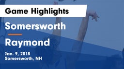 Somersworth  vs Raymond  Game Highlights - Jan. 9, 2018