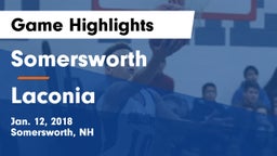 Somersworth  vs Laconia  Game Highlights - Jan. 12, 2018