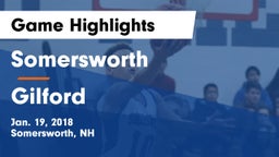 Somersworth  vs Gilford  Game Highlights - Jan. 19, 2018