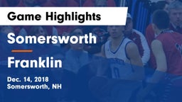 Somersworth  vs Franklin  Game Highlights - Dec. 14, 2018