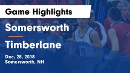 Somersworth  vs Timberlane  Game Highlights - Dec. 28, 2018