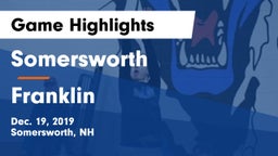 Somersworth  vs Franklin  Game Highlights - Dec. 19, 2019