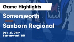 Somersworth  vs Sanborn Regional  Game Highlights - Dec. 27, 2019