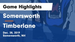 Somersworth  vs Timberlane  Game Highlights - Dec. 28, 2019