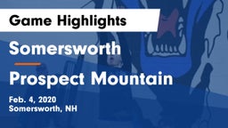 Somersworth  vs Prospect Mountain  Game Highlights - Feb. 4, 2020