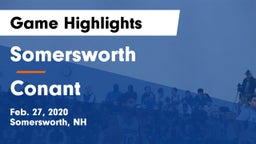 Somersworth  vs Conant  Game Highlights - Feb. 27, 2020