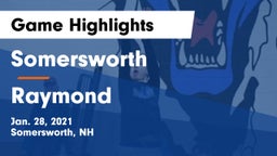 Somersworth  vs Raymond  Game Highlights - Jan. 28, 2021