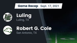 Recap: Luling  vs. Robert G. Cole  2021