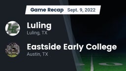 Recap: Luling  vs. Eastside Early College  2022