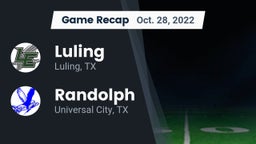 Recap: Luling  vs. Randolph  2022