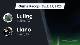 Recap: Luling  vs. Llano  2023