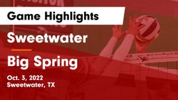 Sweetwater  vs Big Spring  Game Highlights - Oct. 3, 2022