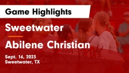 Sweetwater  vs Abilene Christian  Game Highlights - Sept. 16, 2023