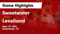 Sweetwater  vs Levelland  Game Highlights - Sept. 23, 2023