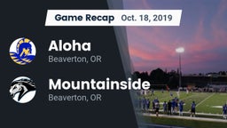 Recap: Aloha  vs. Mountainside  2019