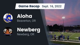 Recap: Aloha  vs. Newberg  2022