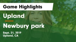 Upland  vs Newbury park Game Highlights - Sept. 21, 2019