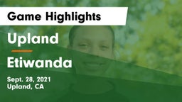 Upland  vs Etiwanda Game Highlights - Sept. 28, 2021