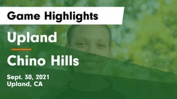 Upland  vs Chino Hills  Game Highlights - Sept. 30, 2021