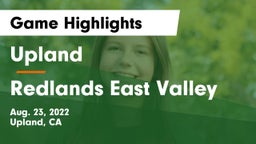 Upland  vs Redlands East Valley Game Highlights - Aug. 23, 2022
