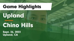 Upland  vs Chino Hills Game Highlights - Sept. 26, 2022